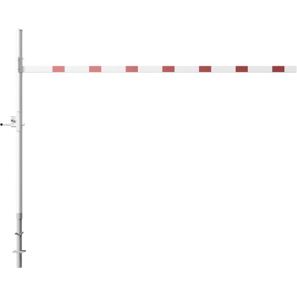 Height restriction barrier | cross tube length: 4500 mm | with triangular locking mechanism | for casting in concrete